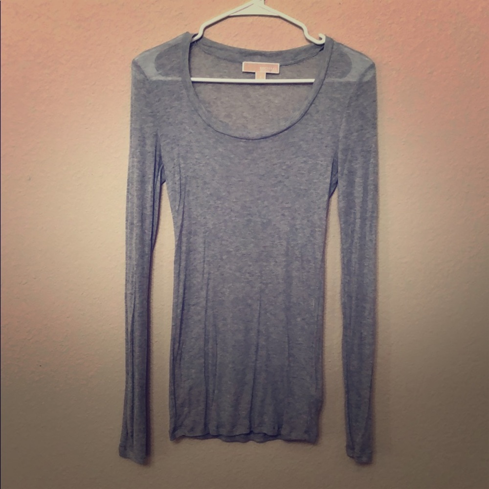Michael Kors grey long sleeve shirt